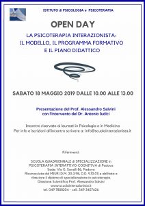 Scuola Interazionista_Openday Padova 18_5_19